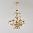Load image into Gallery viewer, White Rose Crystal Chandelier