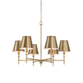 Load image into Gallery viewer, Whitney Brass Chandelier