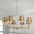 Load image into Gallery viewer, Whitney Brass Chandelier