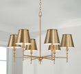 Load image into Gallery viewer, Whitney Brass Chandelier