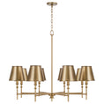 Load image into Gallery viewer, Whitney Brass Chandelier