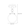 Bild in Galerie-Betrachter laden, Wildwood Alabaster Semi-Flush Mount