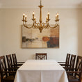 Load image into Gallery viewer, Winchester Brass Chandelier