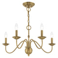 Load image into Gallery viewer, Windsor Brass Chandelier