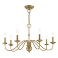 Load image into Gallery viewer, Windsor Brass Chandelier