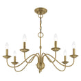 Load image into Gallery viewer, Windsor Brass Chandelier