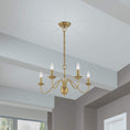 Load image into Gallery viewer, Windsor Brass Chandelier