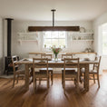 Load image into Gallery viewer, Wood-beam Island Chandelier