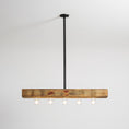 Load image into Gallery viewer, Wood-beam Island Chandelier