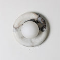 Load image into Gallery viewer, Orli White Marble Sconce