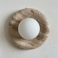 Load image into Gallery viewer, Orli Beige Marble Sconce