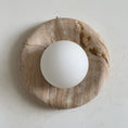 Load image into Gallery viewer, Orli Beige Marble Sconce