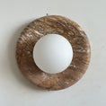 Load image into Gallery viewer, Orli Beige Marble Sconce