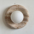 Load image into Gallery viewer, Orli Beige Marble Sconce