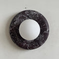 Load image into Gallery viewer, Orli Deep Purple Red Marble Sconce