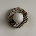 Load image into Gallery viewer, Orli Beige Marble Sconce