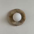 Load image into Gallery viewer, Orli Beige Marble Sconce