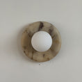 Load image into Gallery viewer, Orli Beige Marble Sconce