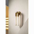 Load image into Gallery viewer, Zeme Alabaster Wall Sconce