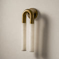 Load image into Gallery viewer, Zeme Alabaster Wall Sconce
