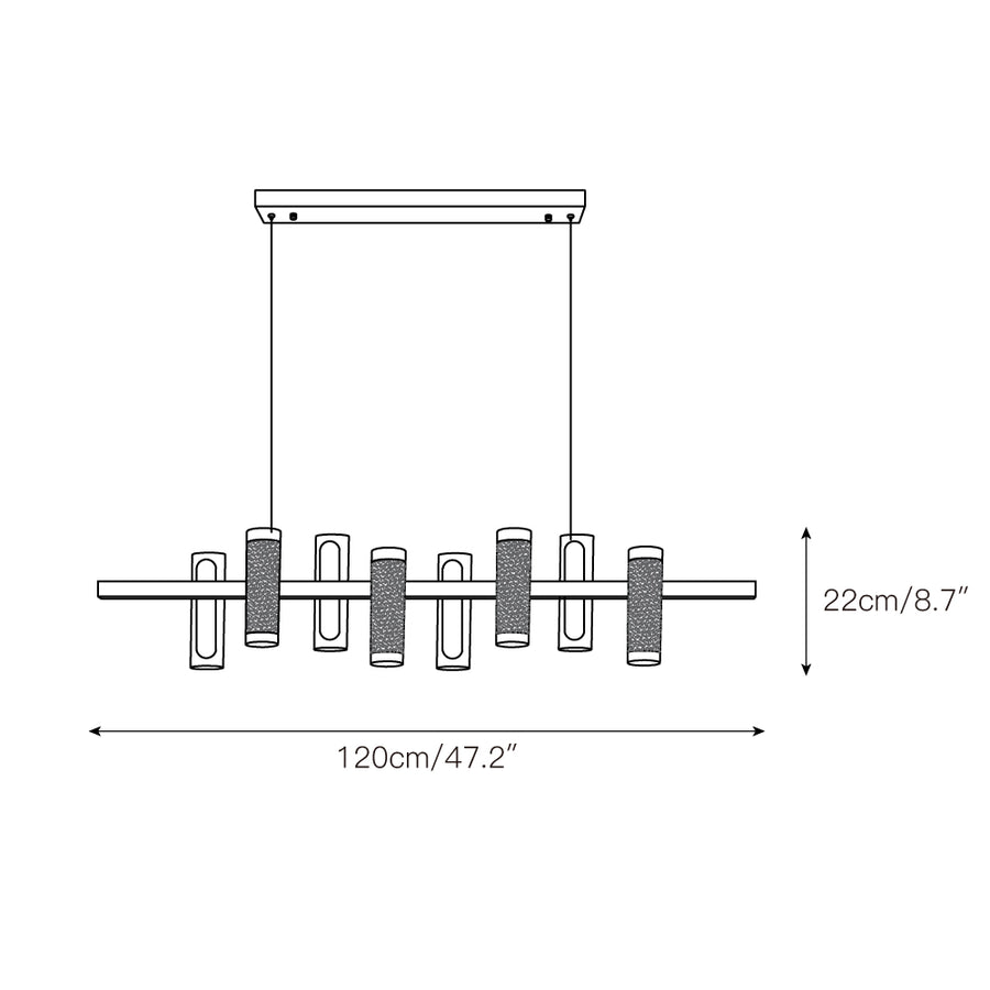 Zigger Pendant Light – detail 3 — Dimension drawings 1