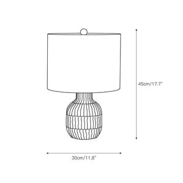 Zoya Table Lamp – detail 3 — Dimension drawings 1