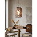 Load image into Gallery viewer, Alabaster Embroidered Pendant Lamp