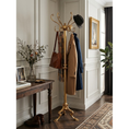 Carica l'immagine nel visualizzatore della galleria, Attaccapanni Barocco in Ottone Freestanding