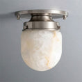 Load image into Gallery viewer, Bullet-shaped Alabaster Flush Mount