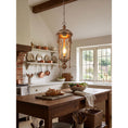 Bild in Galerie-Betrachter laden, French Woodcarving Lantern Pendant Lamp