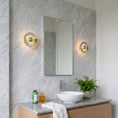 Bild in die Galerieansicht laden, Green Calacatta Marble Wandleuchte