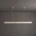 Charger l'image dans la visionneuse de la galerie, Lustre linéaire Halima en albâtre