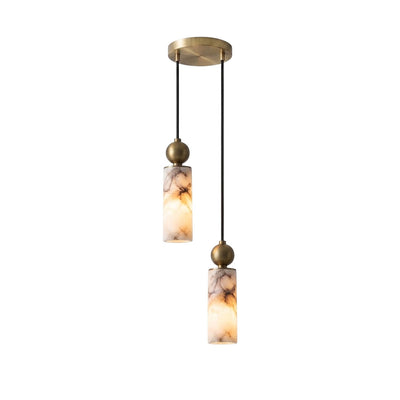 Harlin Alabaster Cluster Chandelier