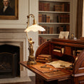 Load image into Gallery viewer, Lady Statue Glass Table Lamp