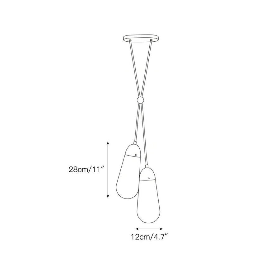 Lariat Pendelleuchte — Dimension drawings 2