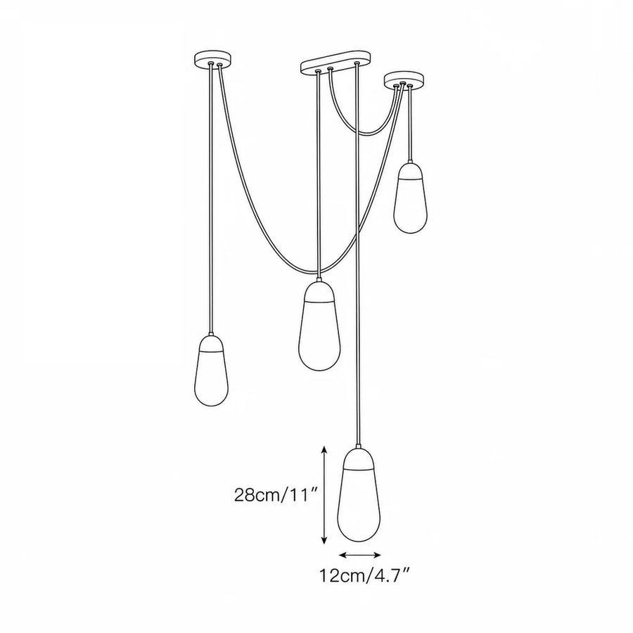 Lariat Pendelleuchte — Dimension drawings 4