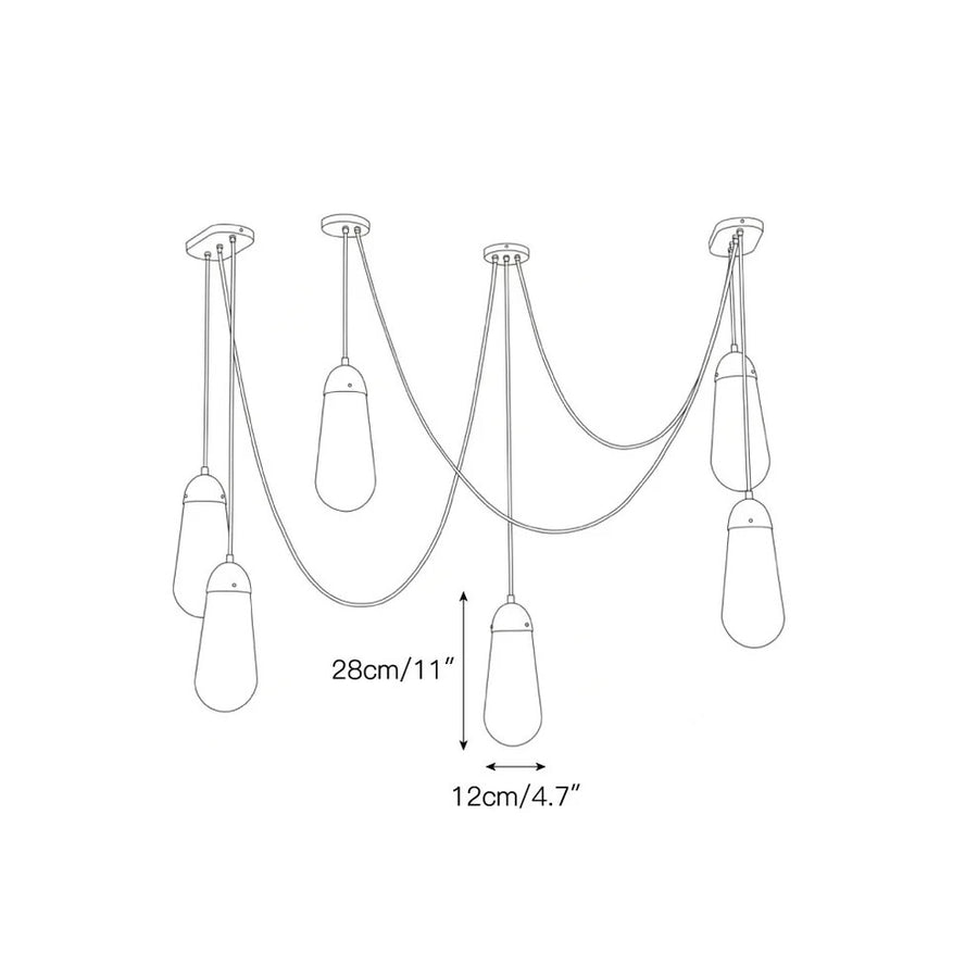 Lariat Pendelleuchte — Dimension drawings 6