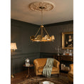Bild in Galerie-Betrachter laden, Gold Foil Ginkgo Leaf Chandelier