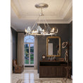 Bild in Galerie-Betrachter laden, Gold Foil Ginkgo Leaf Chandelier