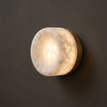 Cargar la imagen en la vista de la galería, Shadow Ring Alabaster Wall Sconce
