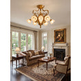 Load image into Gallery viewer, Gilded Age Medallion Semi-Flush Mount