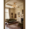 Load image into Gallery viewer, Gilded Age Medallion Semi-Flush Mount