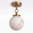 Load image into Gallery viewer, Wildwood Alabaster Semi-Flush Mount
