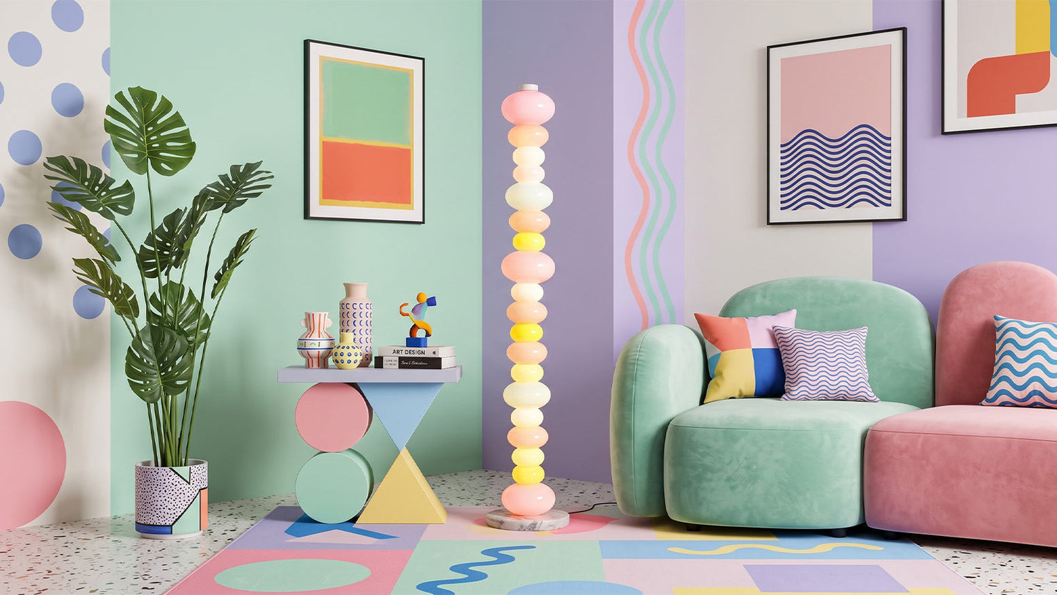 The Design Story Behind the Pebbles Candy Floor Lamp