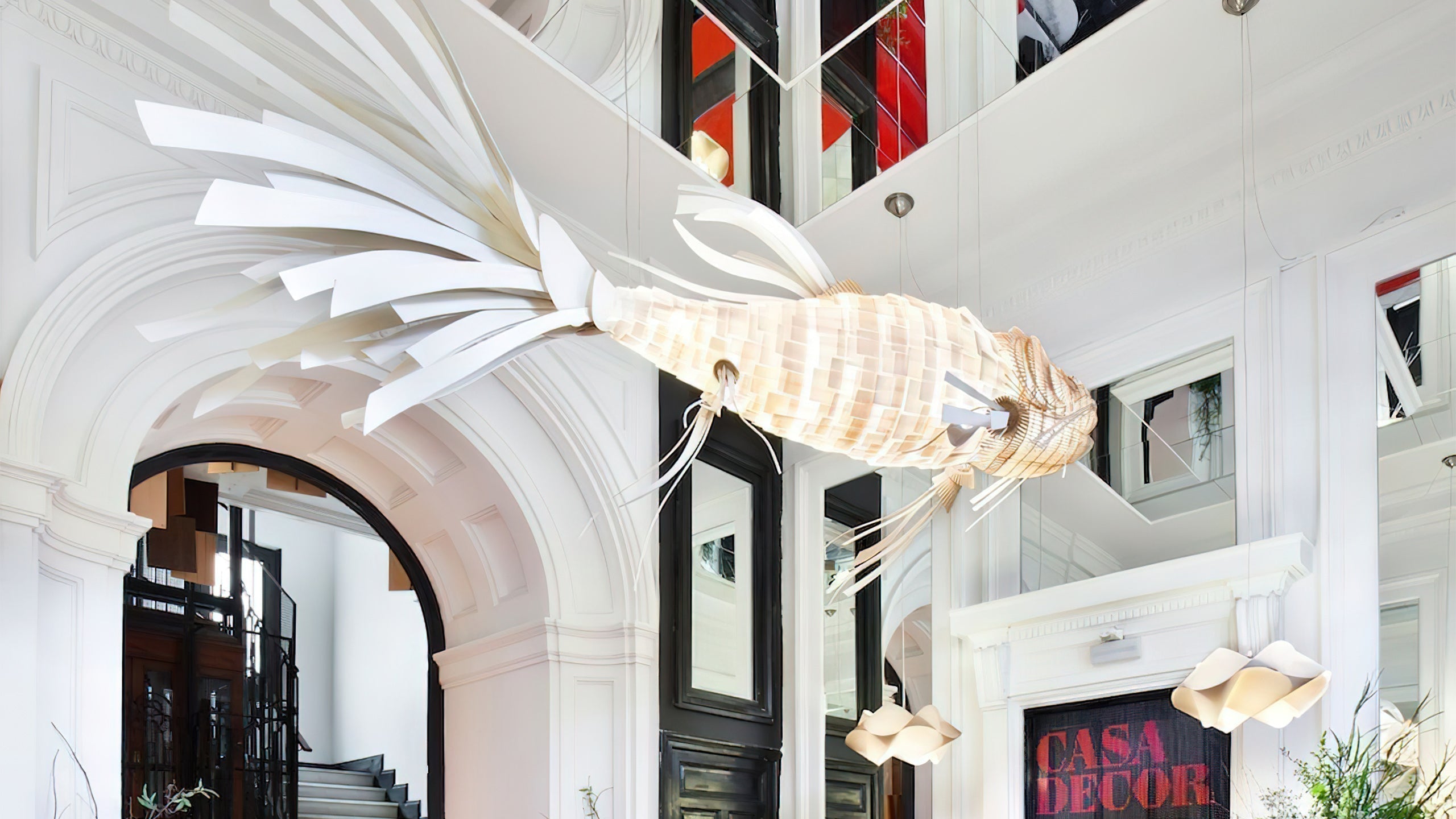 Dive into Oriental Elegance: Two Koi Chandeliers to Transform Your Space!