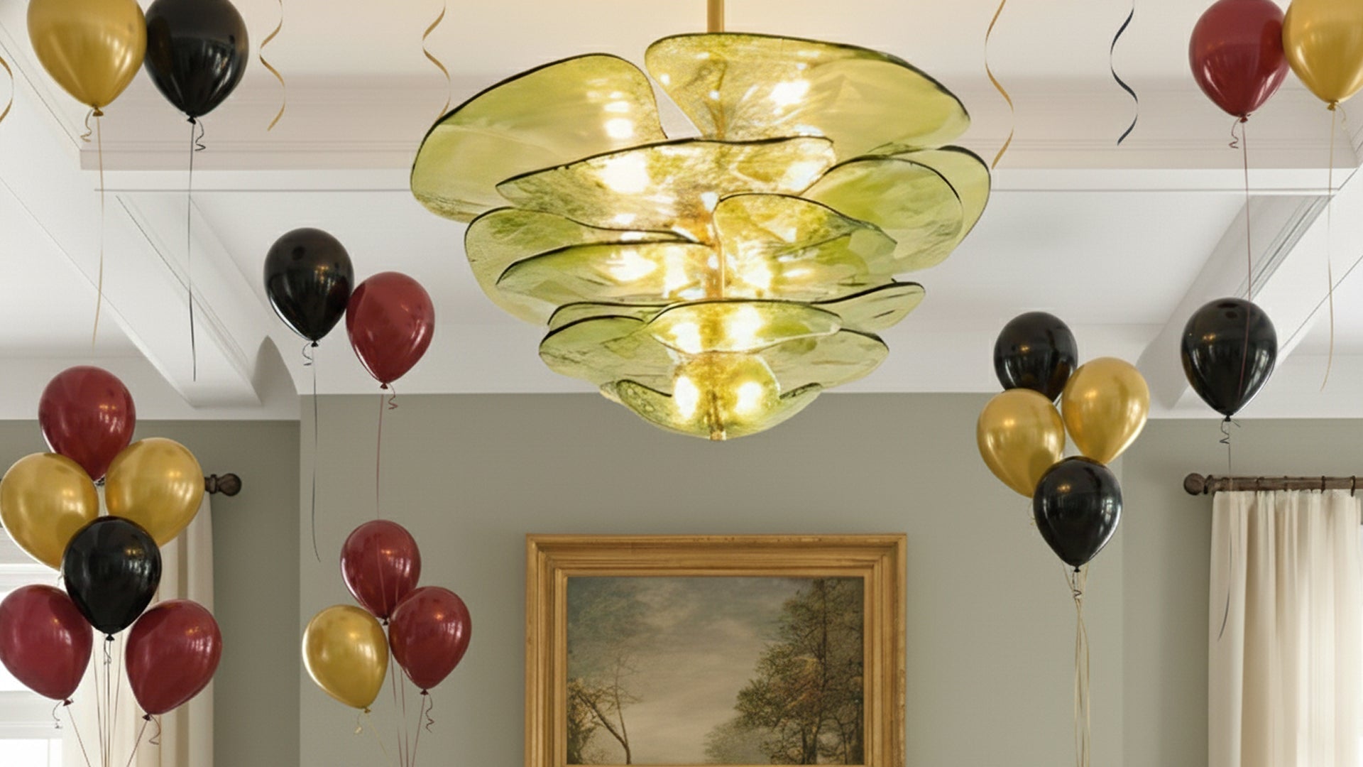 In-depth Design Analysis: Lotus Leaf Layered Glass Chandelier
