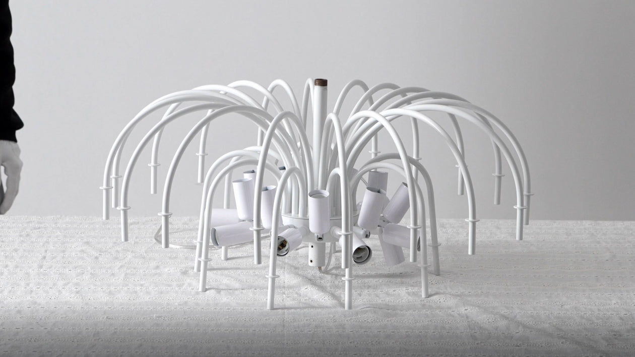 User Manual: Modern Fountain Tiered Chandelier