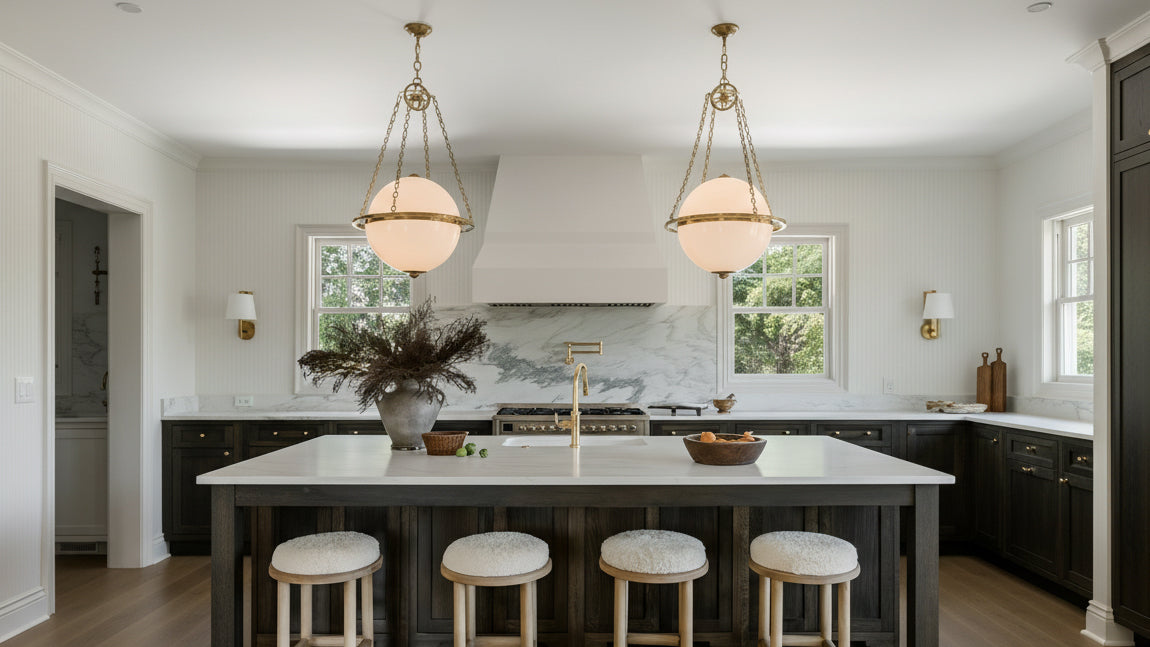 Choosing the Perfect Pendant Lights for Your Kitchen Island