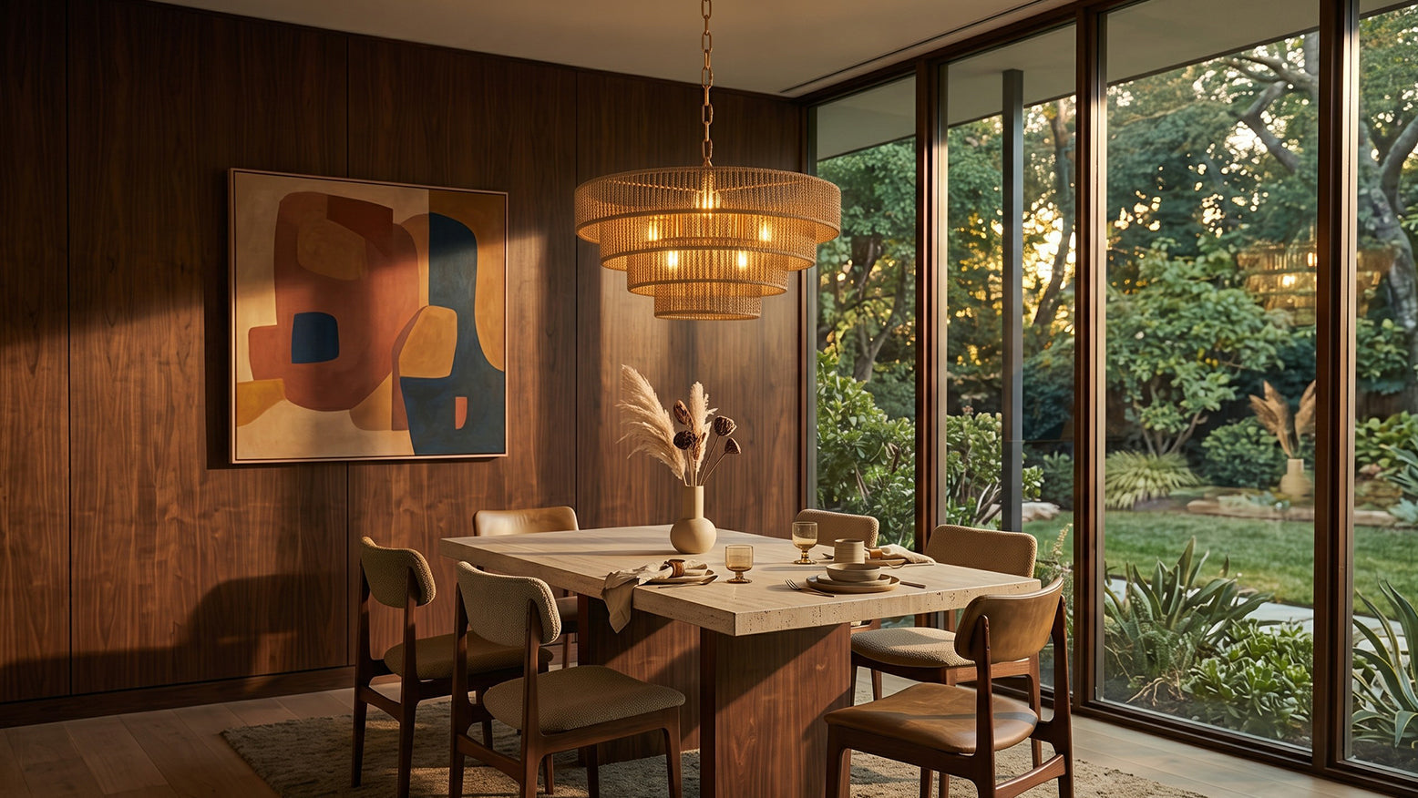 Rattan & Wicker Pendant Lights: 5 Warm Mid-Century Modern Picks