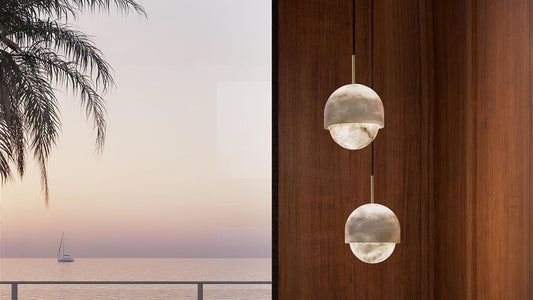 6 New Alabaster Pendants Perfect for Restaurants and Bars